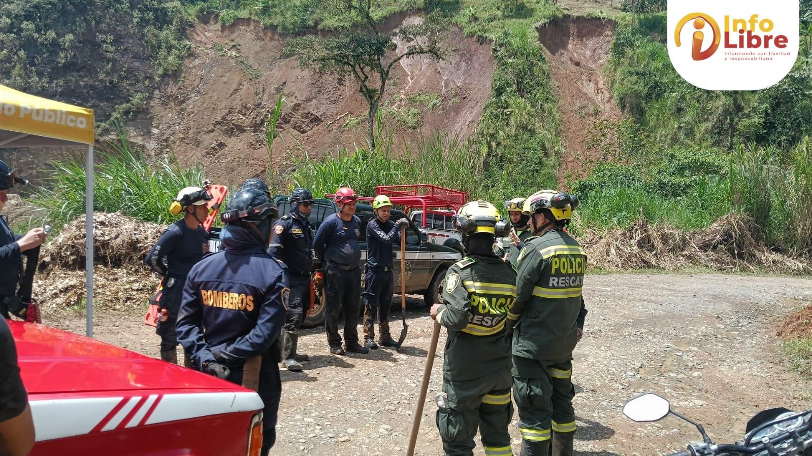 derrumbe en Anserma Caldas