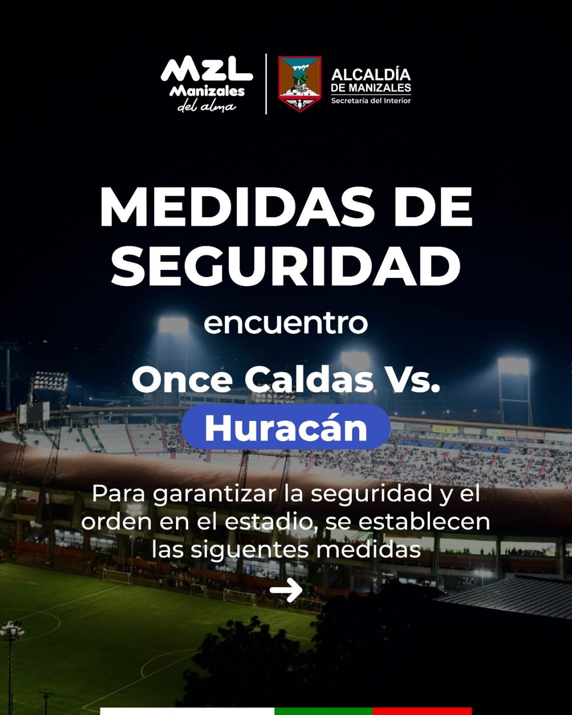 Once Caldas vs. Huracán de Argentina
