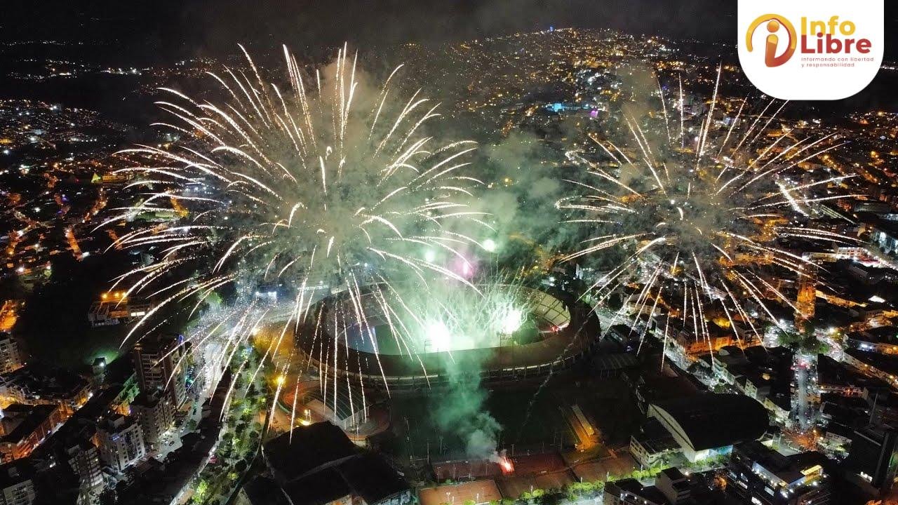 Show pirotecnico Feria de Manizales