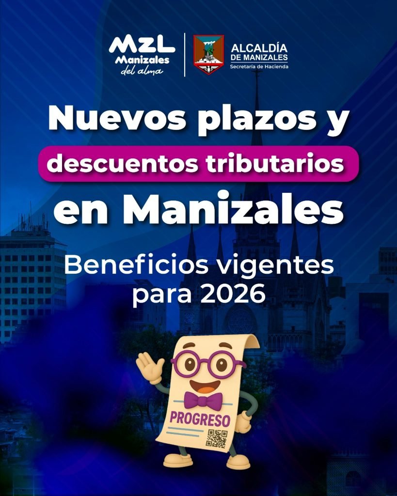descuentos tributarios Manizales